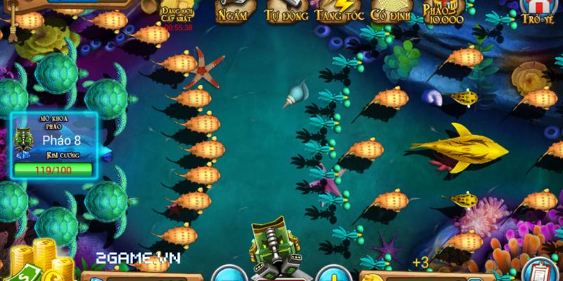 Bắn Cá Thần Rồng - Siêu Phẩm Săn Kho Báu Đại Dương Số 1 3 Chọn sảnh chơi bắn cá thần rồng phù hợp